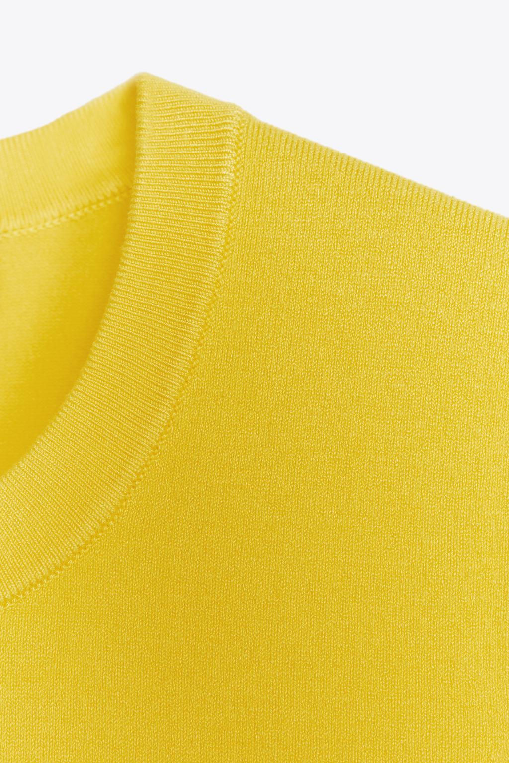 SLEEVELESS KNIT TOP - Zara фото 3