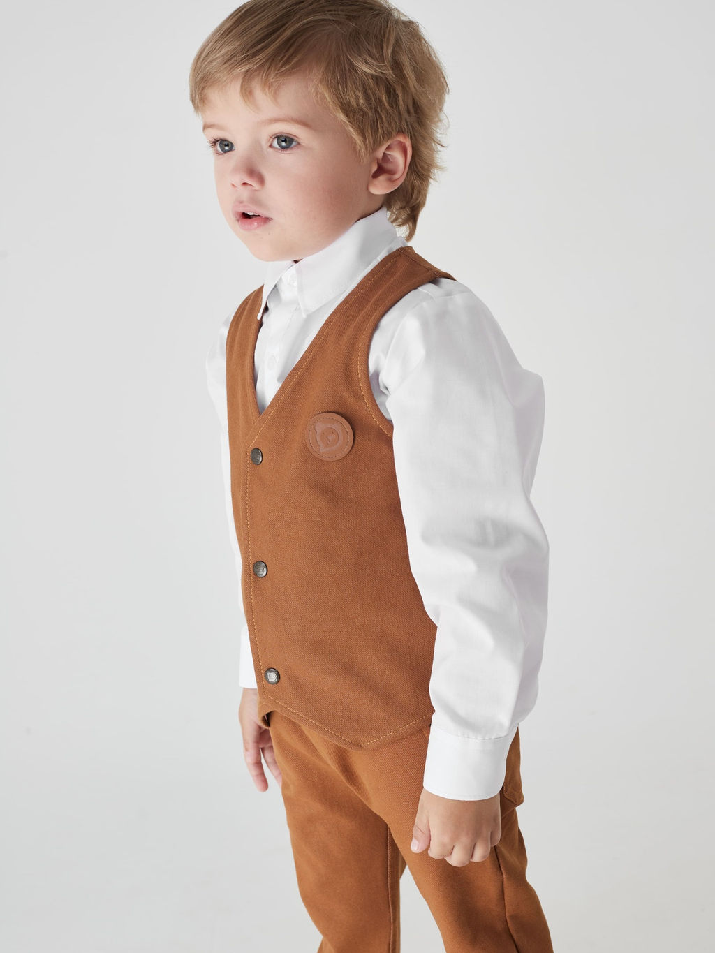 Жилет из джинскота Песок - Bungly фото 7