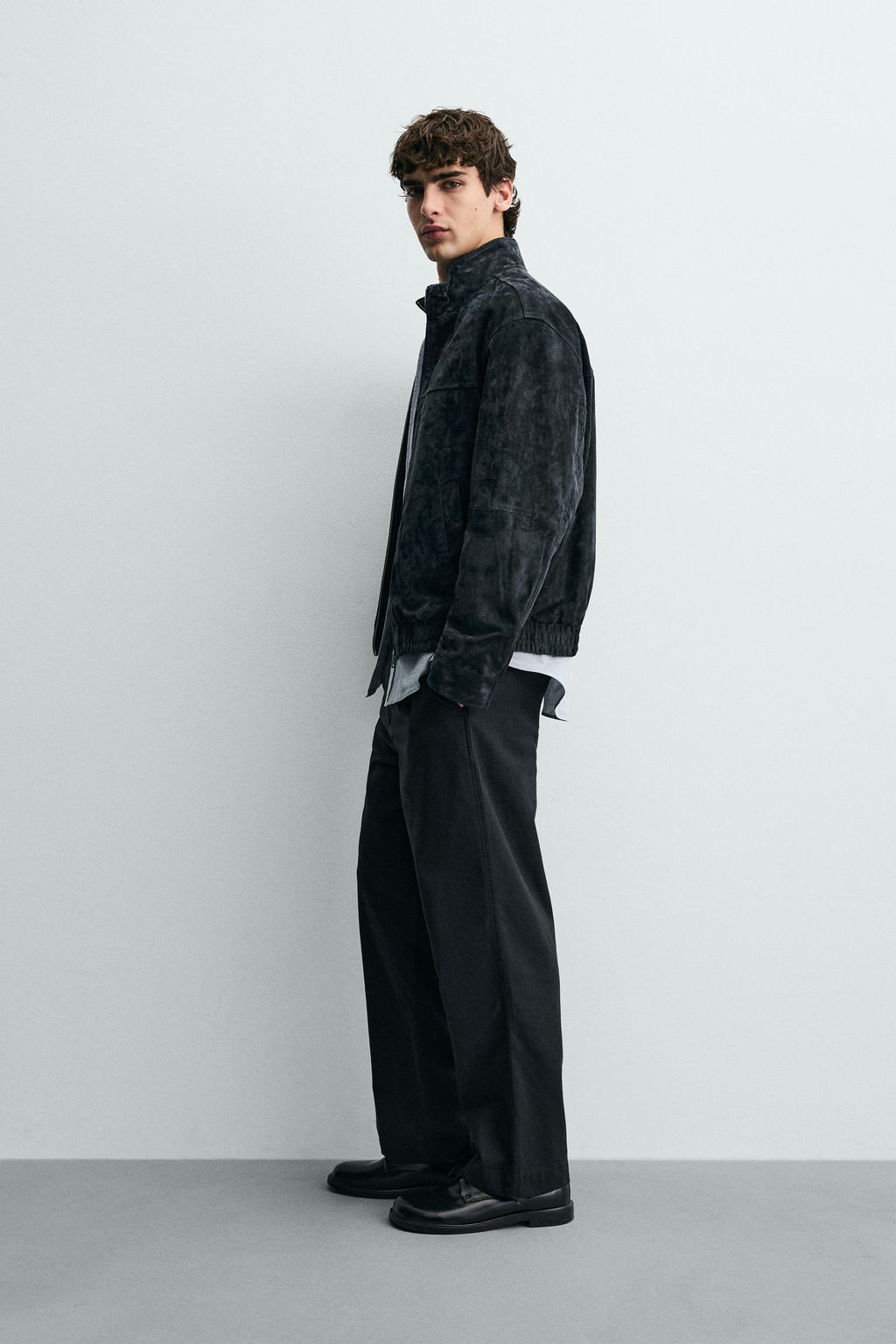 SUEDE LEATHER JACKET - Zara фото 12