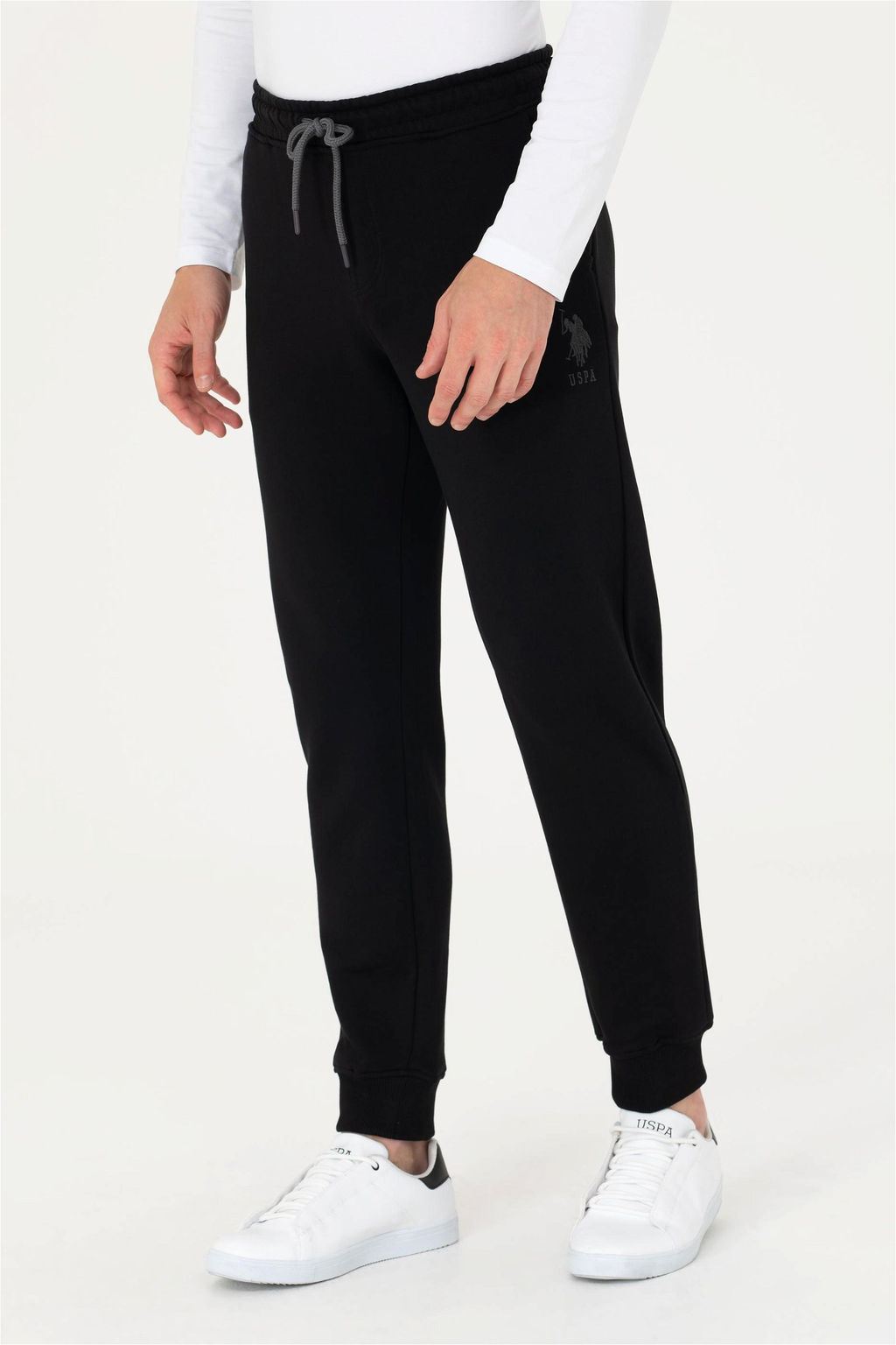 U. S. Polo Assn / Мужские черные спортивные штаны - U.s. polo assn фото 2