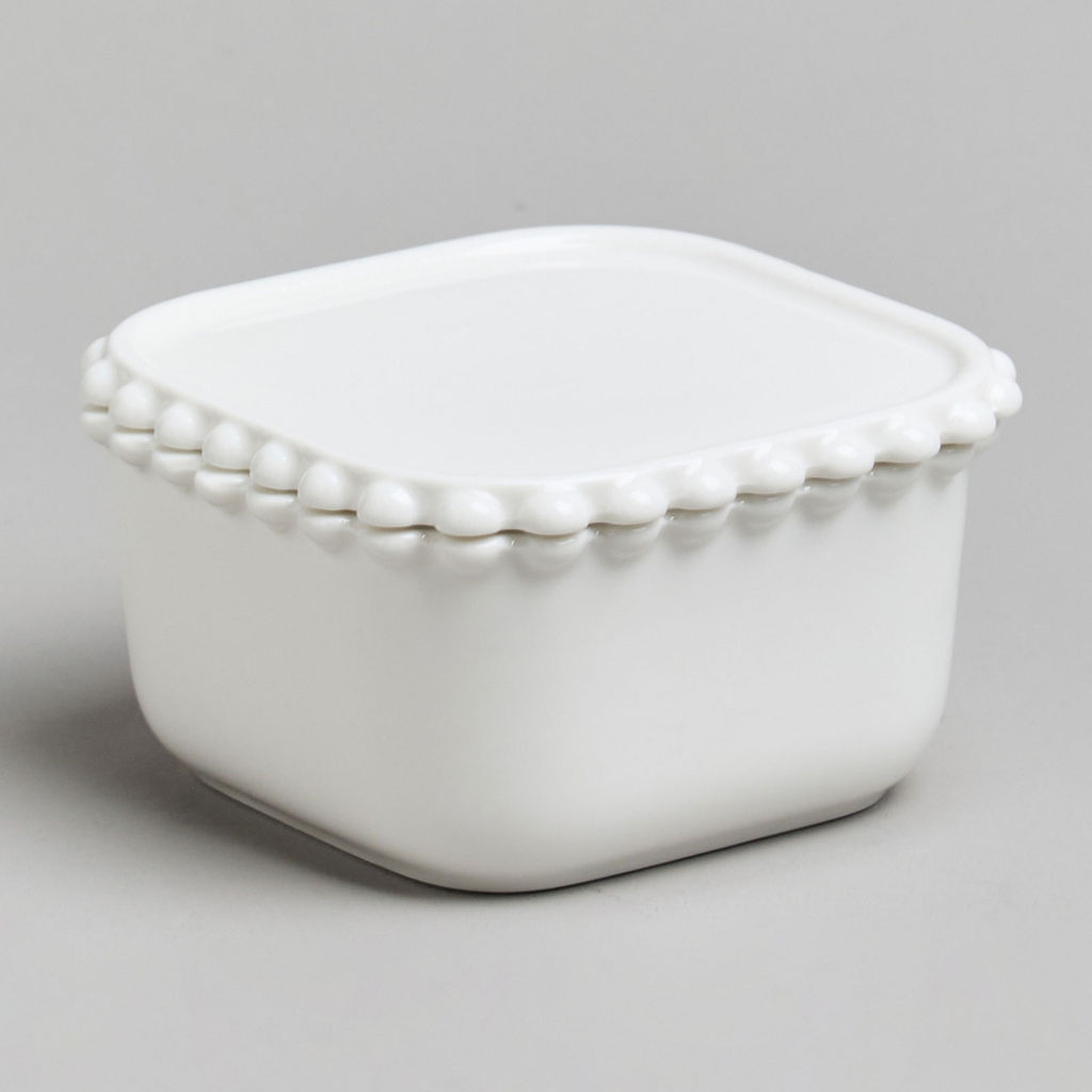 НАБОР ИКОРНИЦ LEFARD PEARL С КРЫШКАМИ 2 ШТ. КВАДРАТ. 10*5,5 СМ 200 МЛ  фото 3