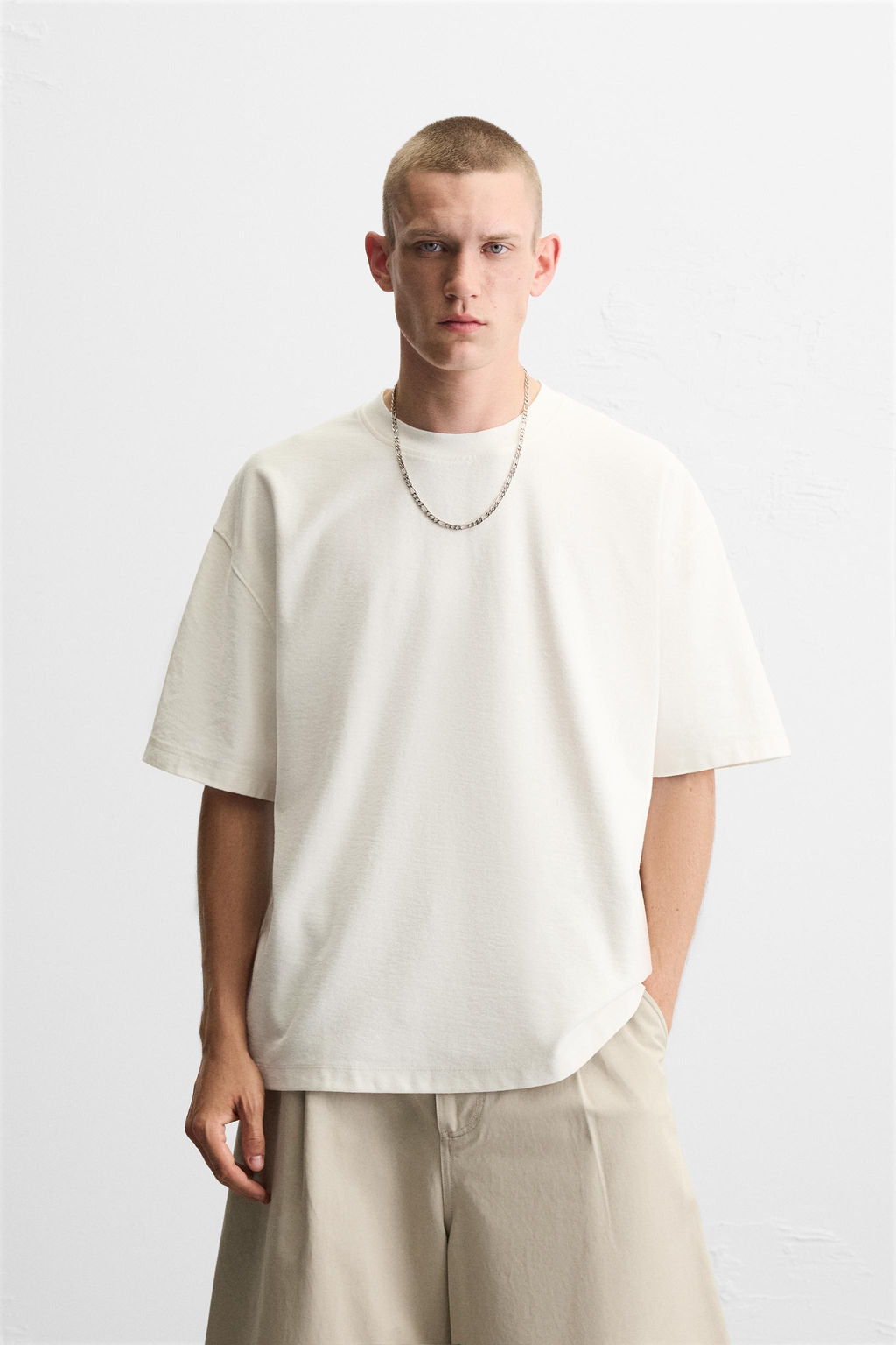 HEAVYWEIGHT TEXTURED T-SHIRT - Zara фото 2