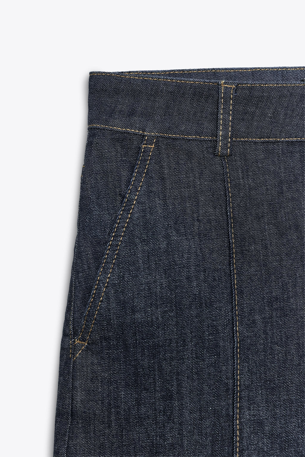 Z1975 HIGH-WAIST DENIM BERMUDA SHORTS - Zara фото 8