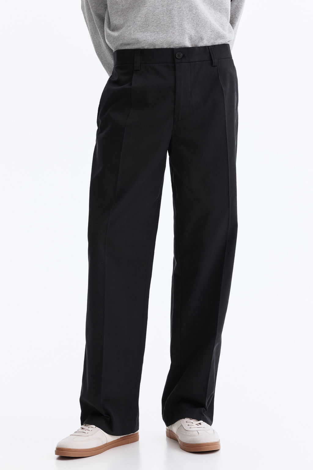Pantal?n sastre de algod?n y lyocell Relaxed Fit - H&m фото 6