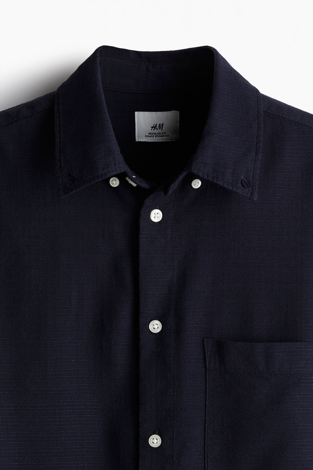 Camisa texturizada Regular Fit - H&m фото 9