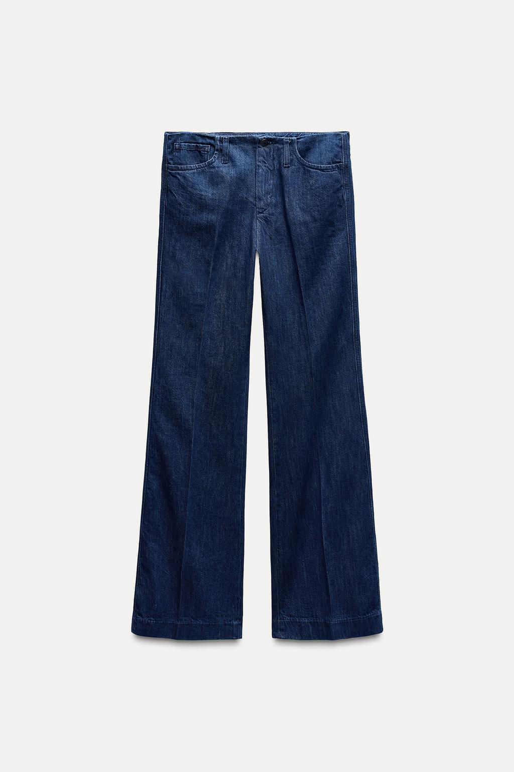 ZW COLLECTION BOOTCUT MID-WAIST JEANS - Zara фото 6