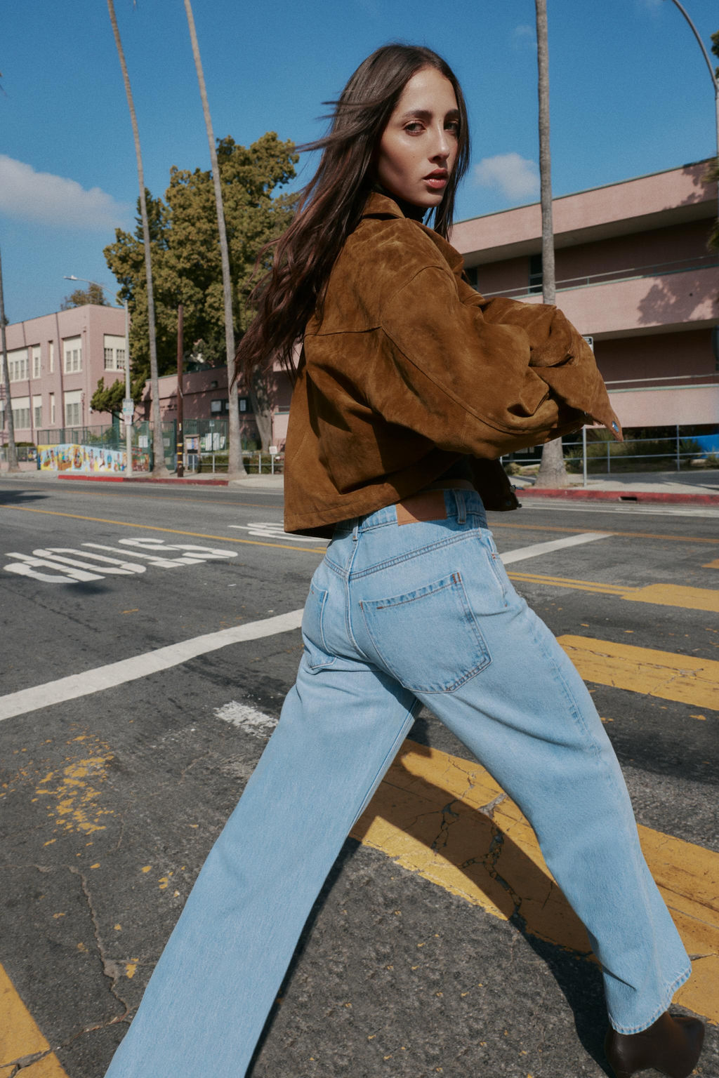 CAZADORA BOMBER 100% PIEL / whiskey - Zara фото 3