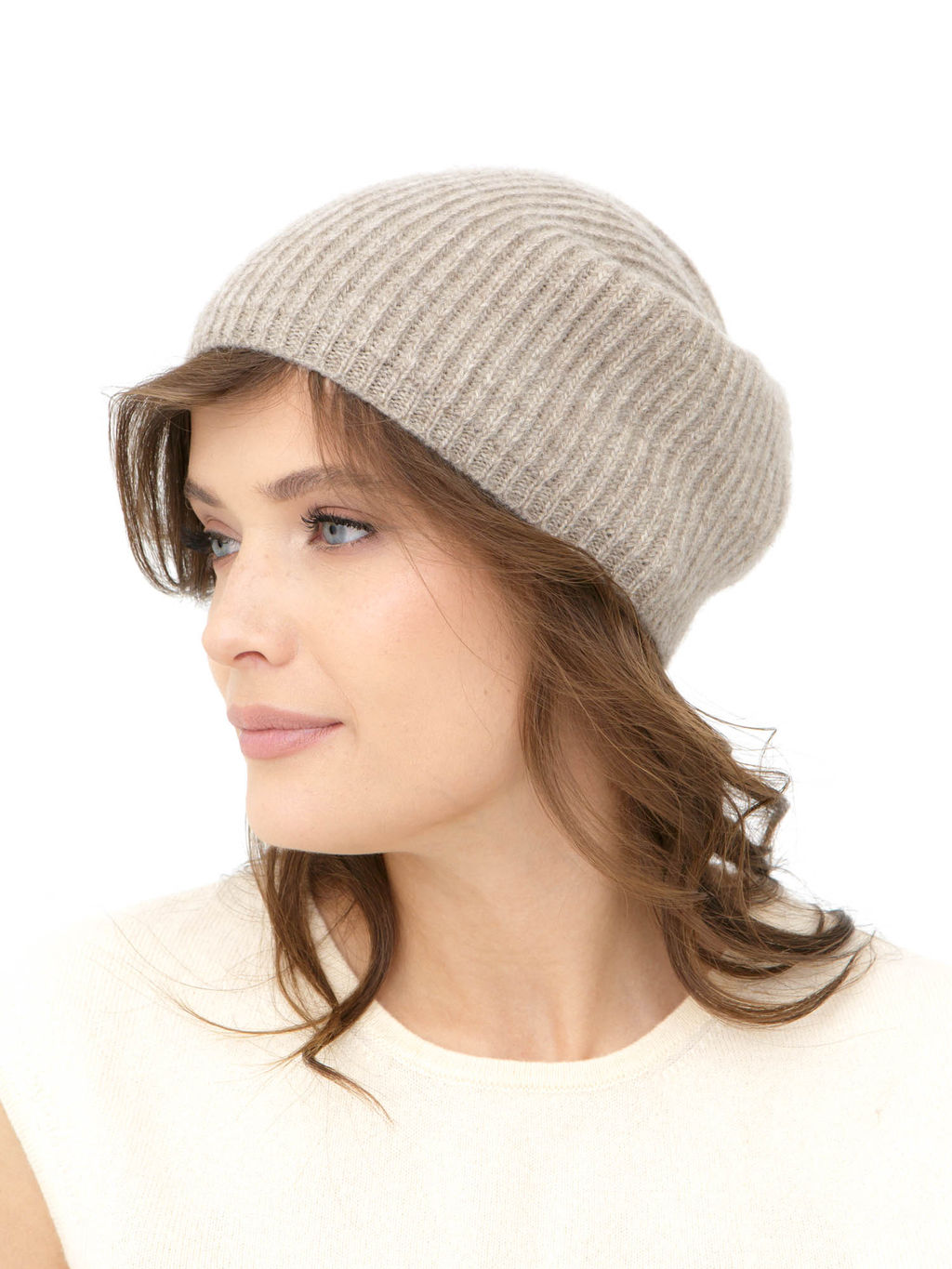 Шапка из шерсти UL серая