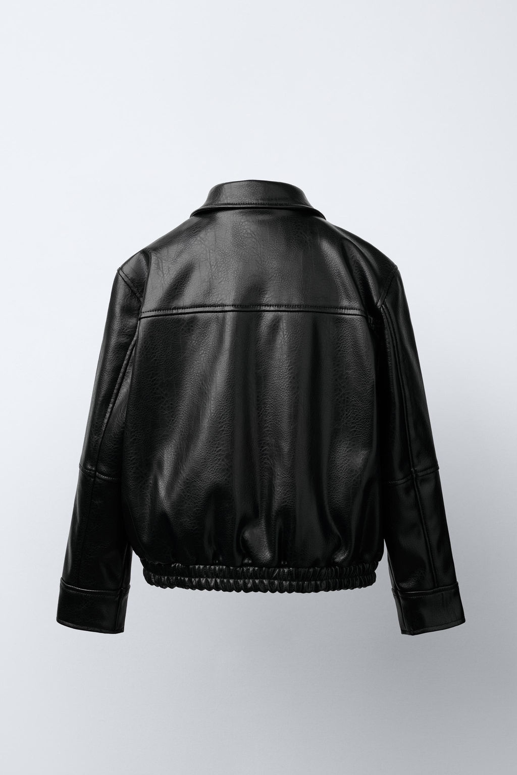 FAUX LEATHER BOMBER JACKET - Zara фото 4