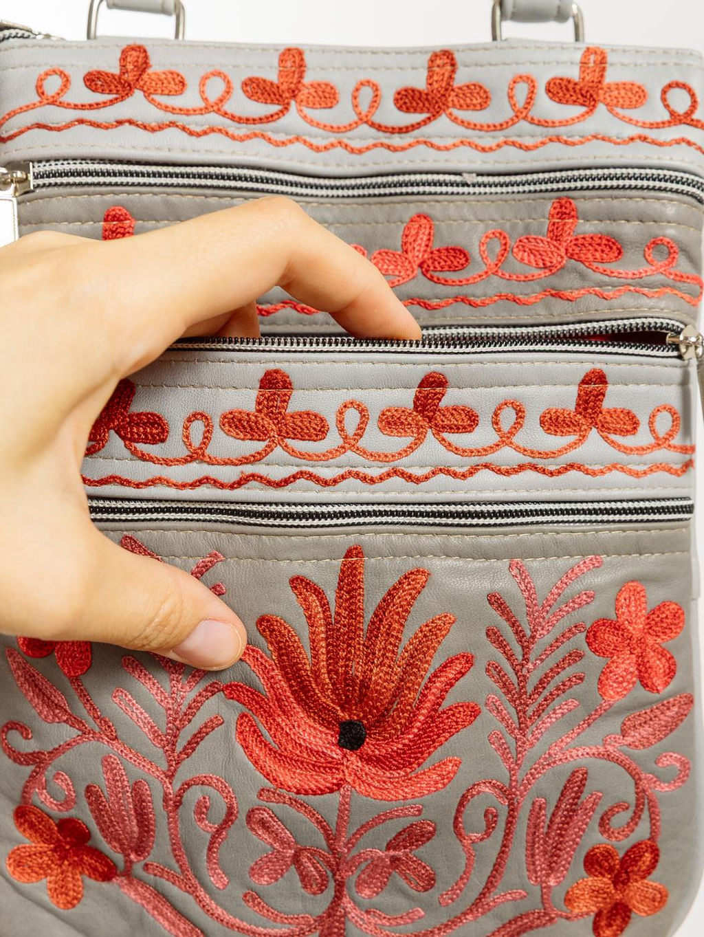 Сумка натуральная кожа через плечо №1114/17 - Ганг фото 4