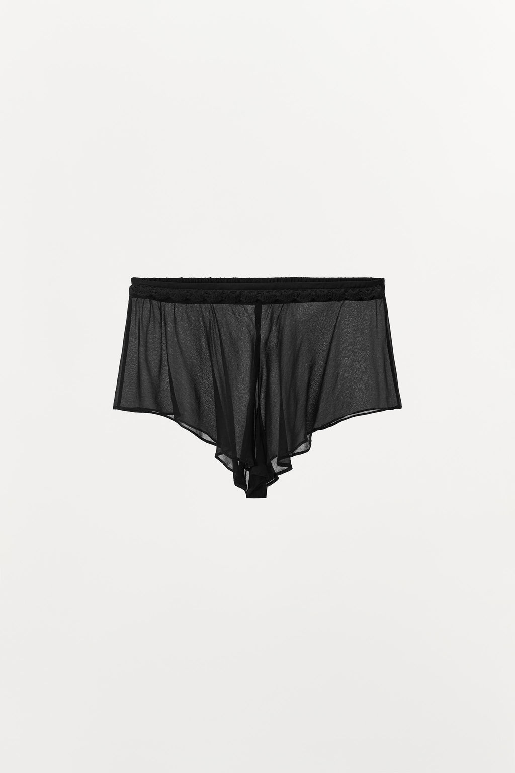 CROCHET TRIM SHORTS - Zara фото 3