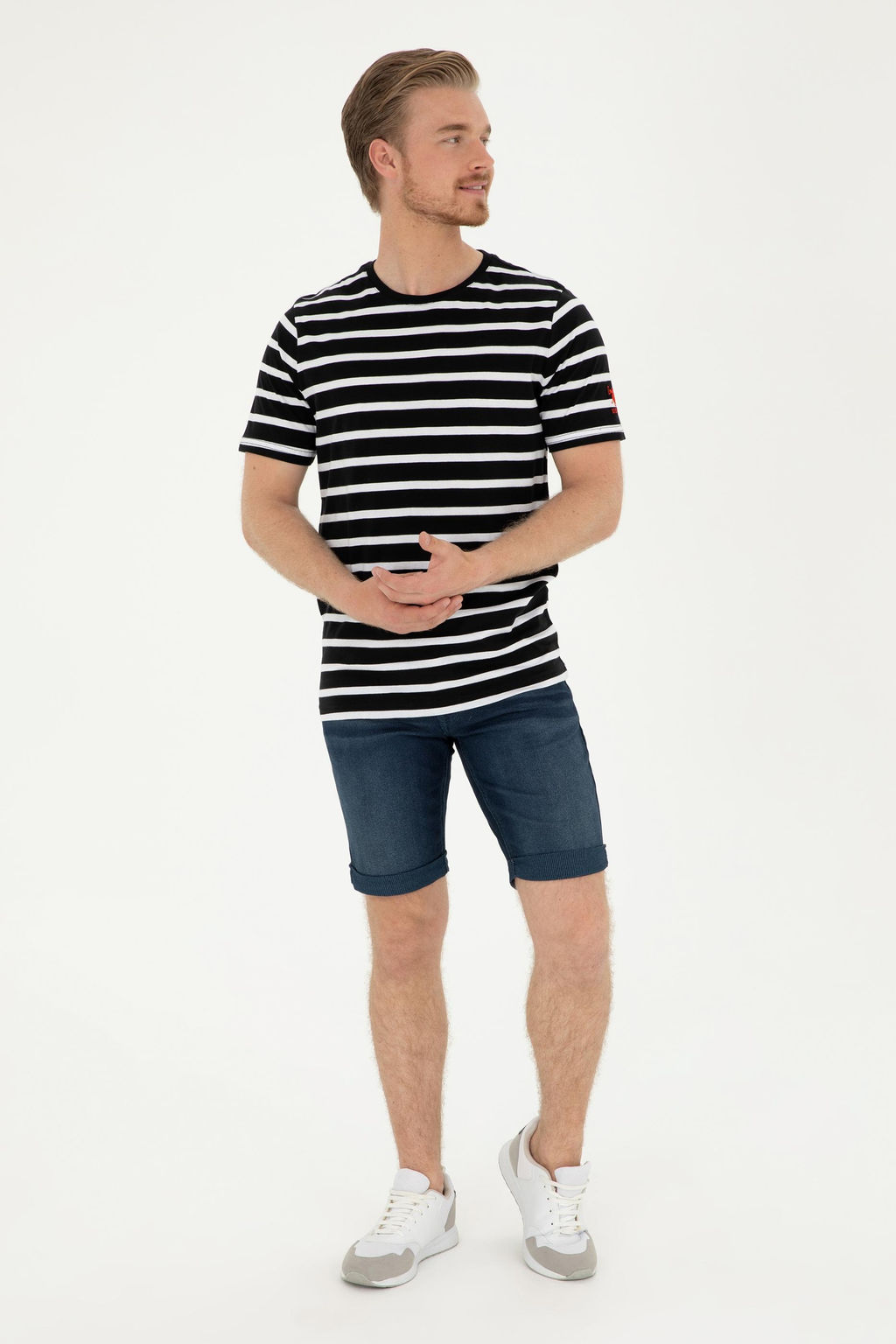 U. S. Polo Assn / Мужская черная футболка - U.s. polo assn фото 4