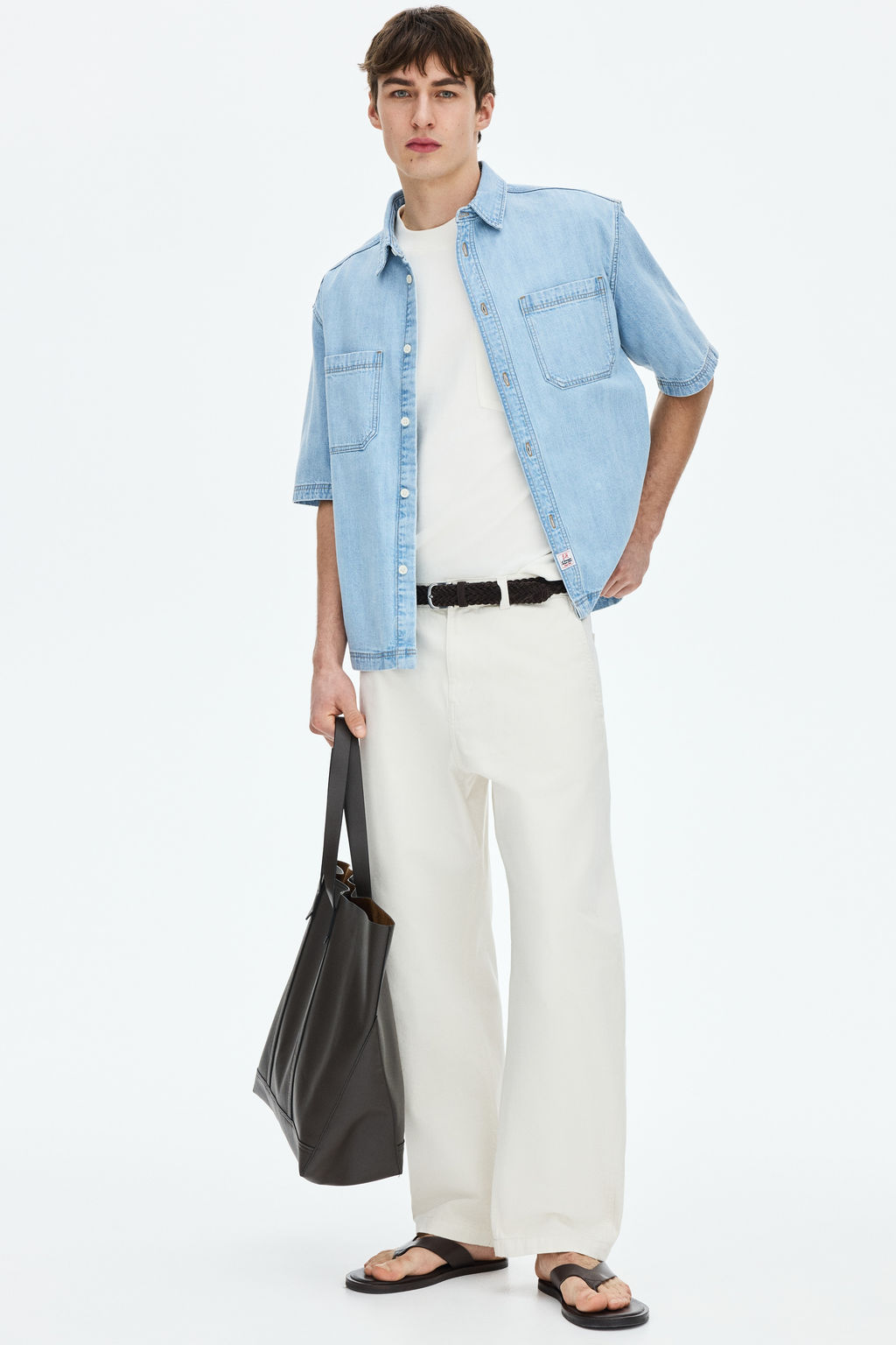 Camisa vaquera Relaxed Fit - H&m фото 4
