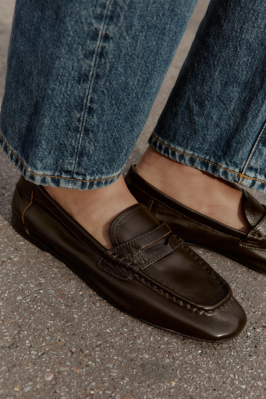 SOFT LEATHER LOAFERS - Zara фото 2
