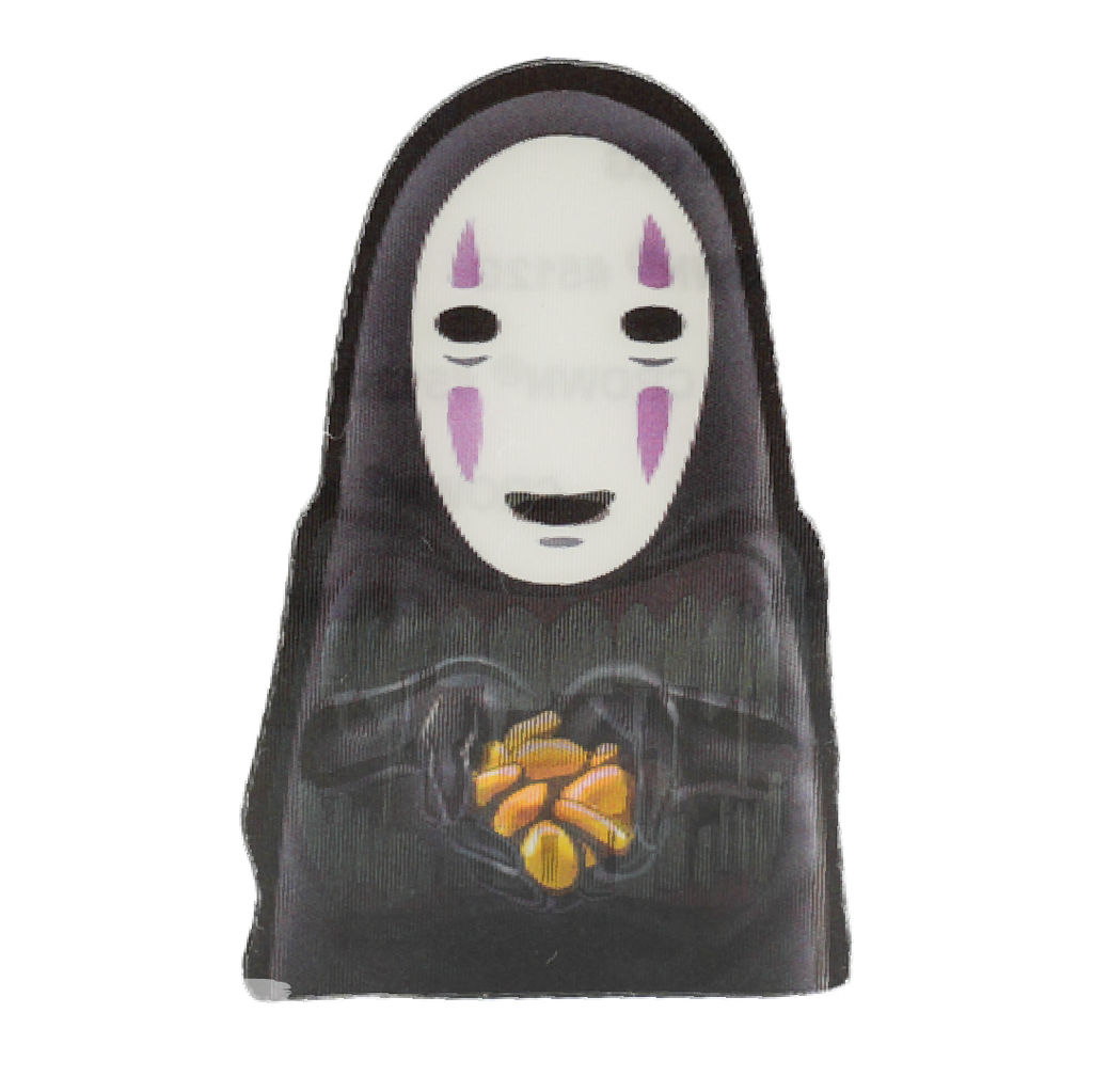 Наклейка голографическая "Безликий бог Каонаси" 3D, №01