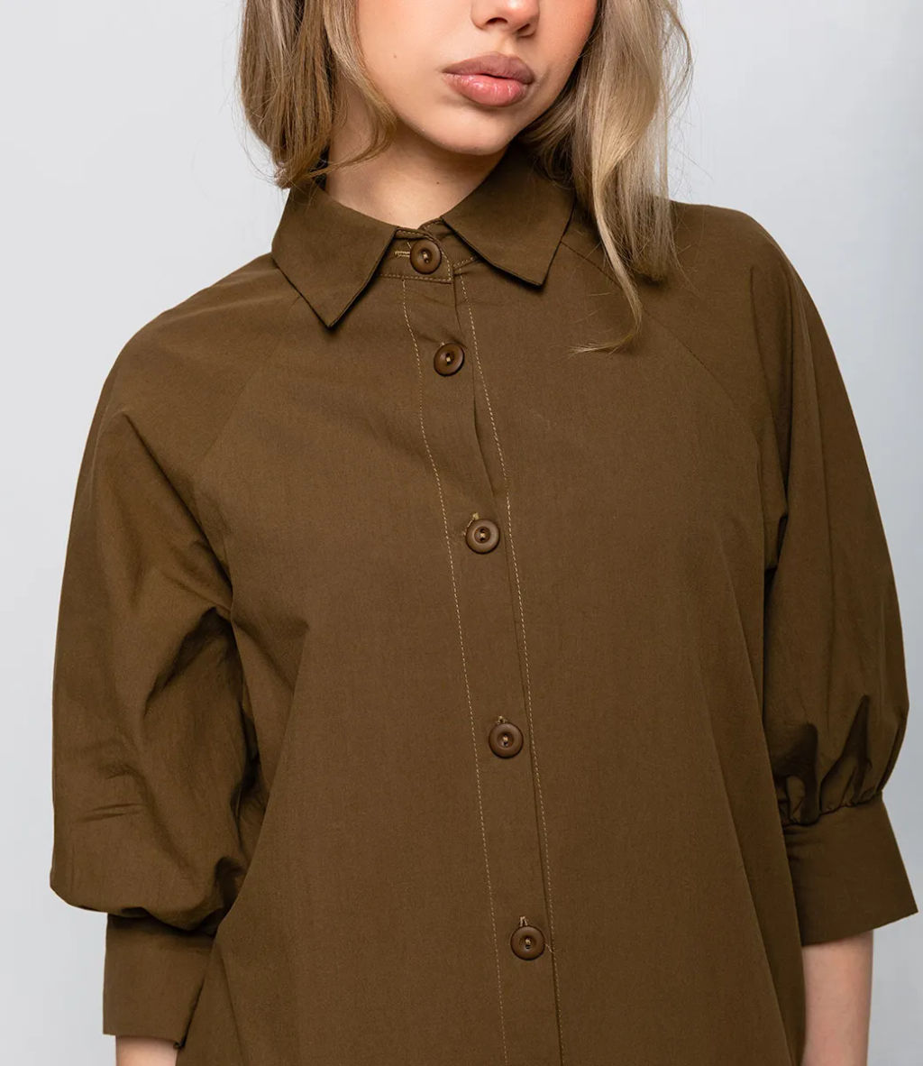 Платье #ОКТ035010, хаки