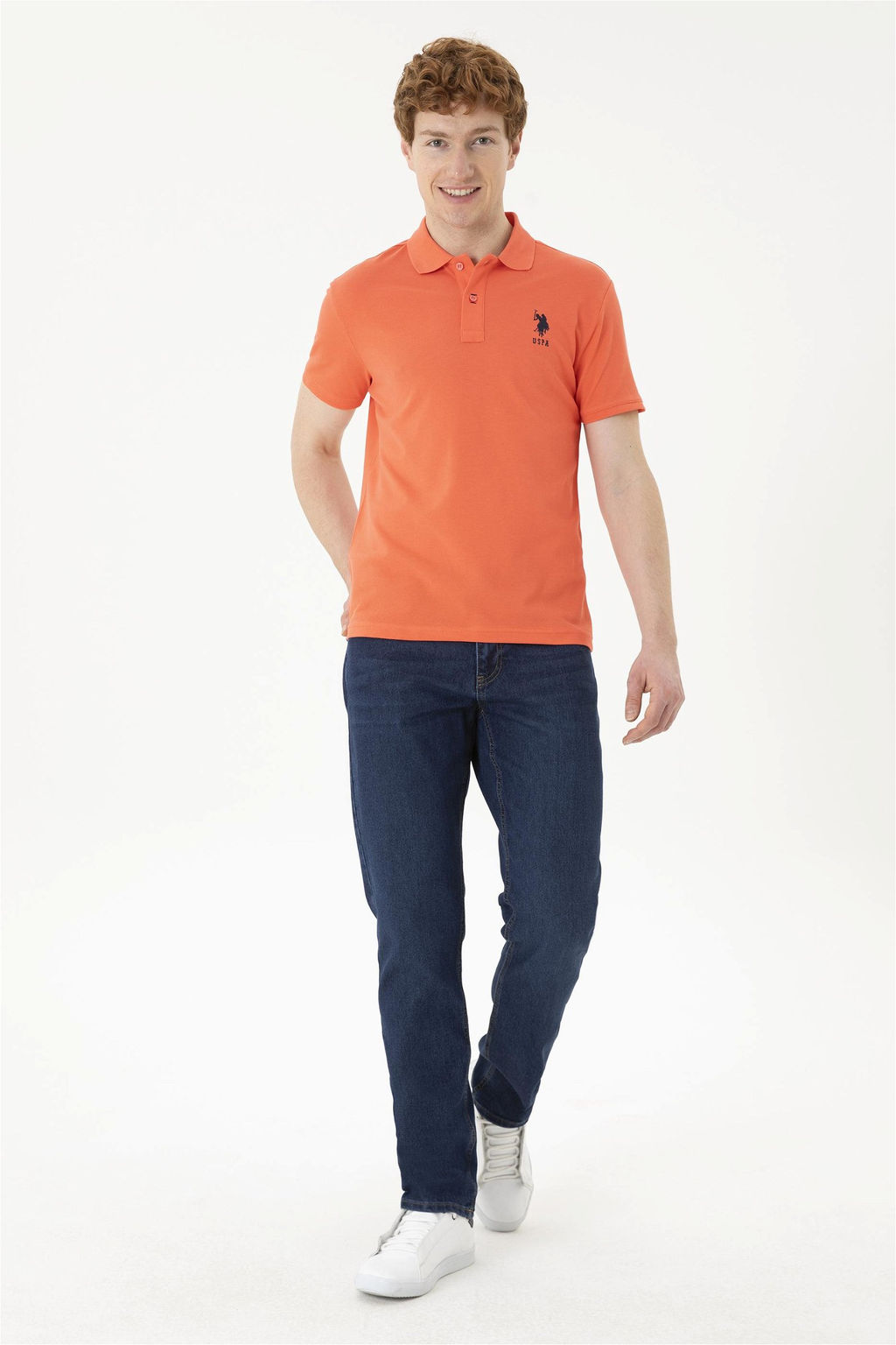 Мужская базовая футболка с цветком граната - U.s. polo assn фото 4