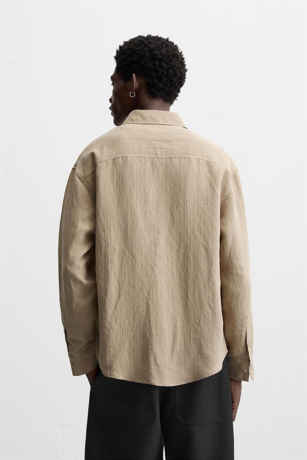 FLOWING SHIRT WITH POCKET - Zara фото 3