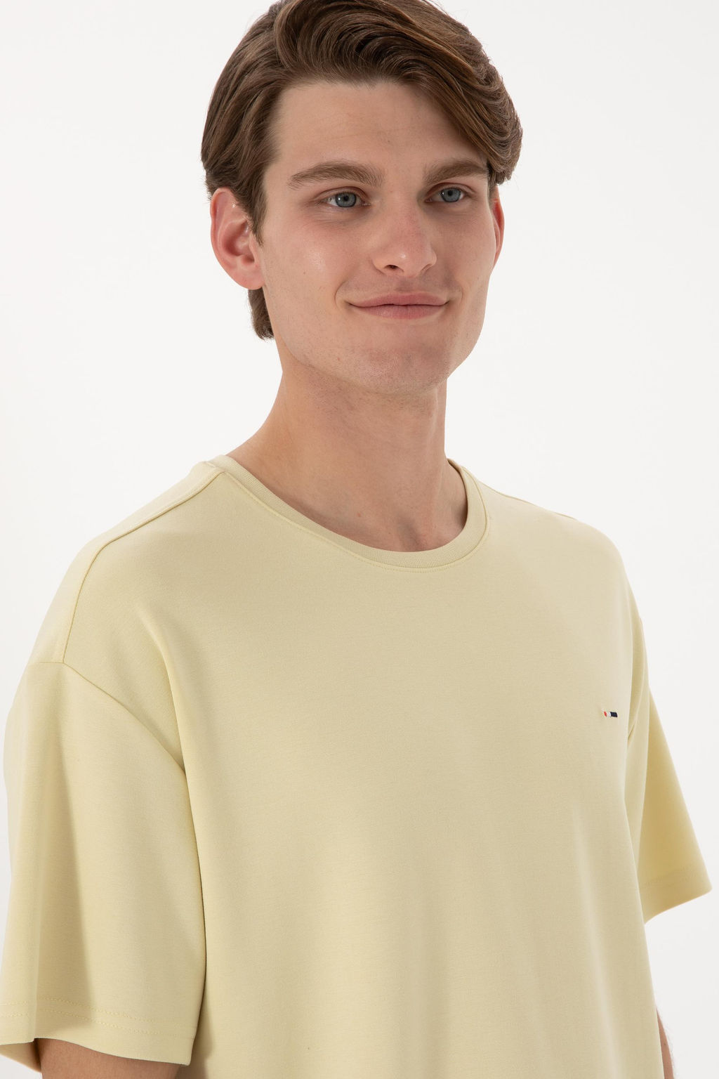 Erkek Comfort Fit Bisiklet Yaka A__k Haki Ti__rt Ti__rt Sepette S_rpriz _ndirim - U.s. polo assn фото 2