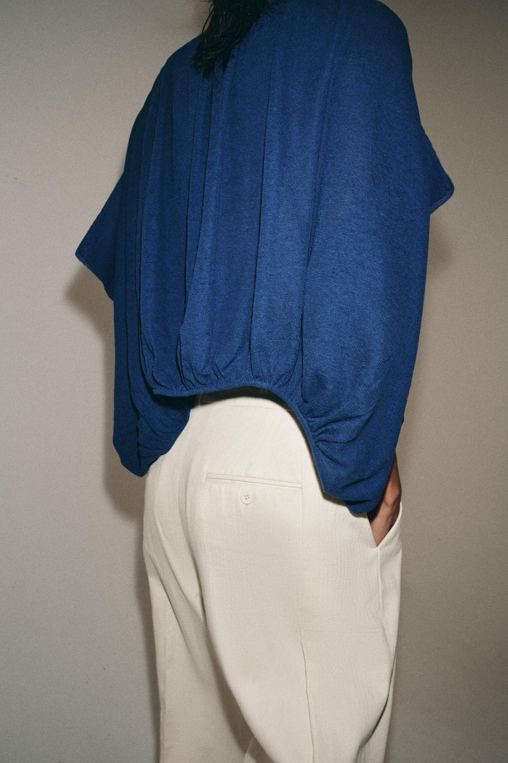 JERSEY GLOBO PUNTO / Azul / ?ndigo - Zara фото 10