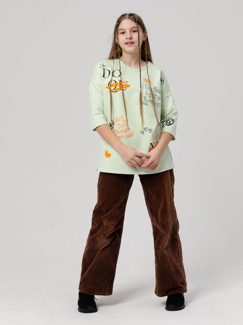 877Д Футболка детская " Мятный"