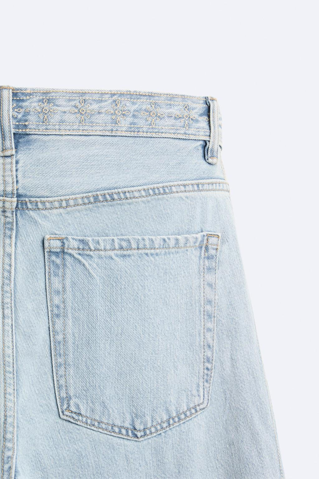 EMBROIDERED JEANS - LIMITED EDITION - Zara фото 9