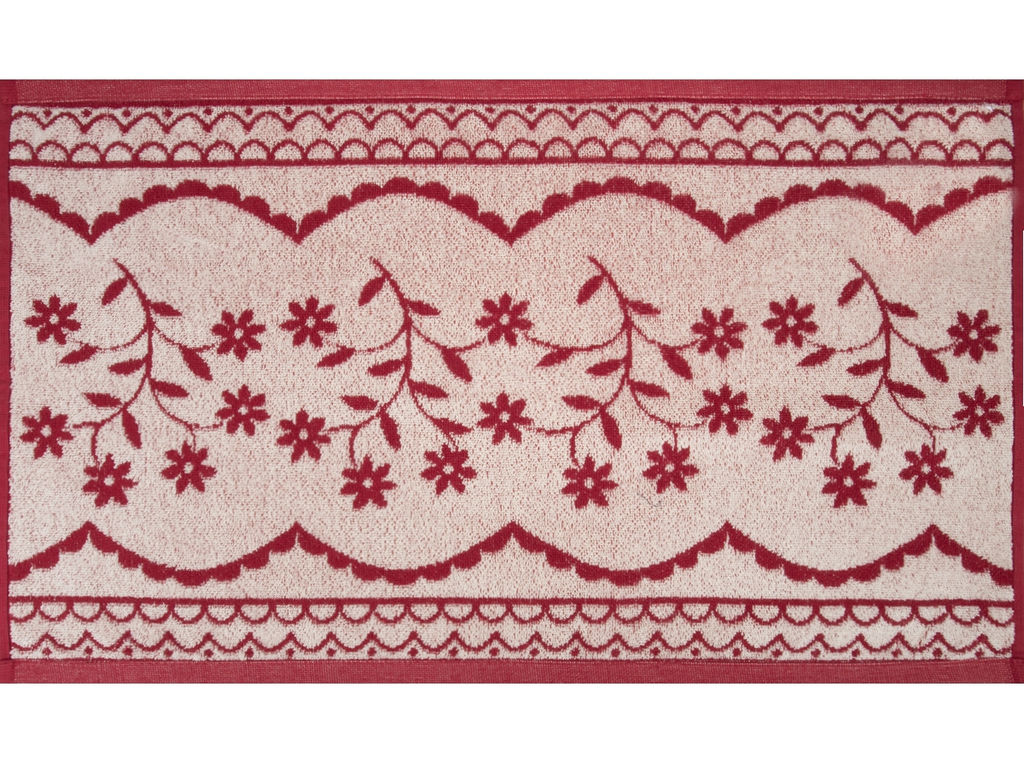 Полотенце махровое 6с104.411ж1 Валенсия (бордо) 67х40см