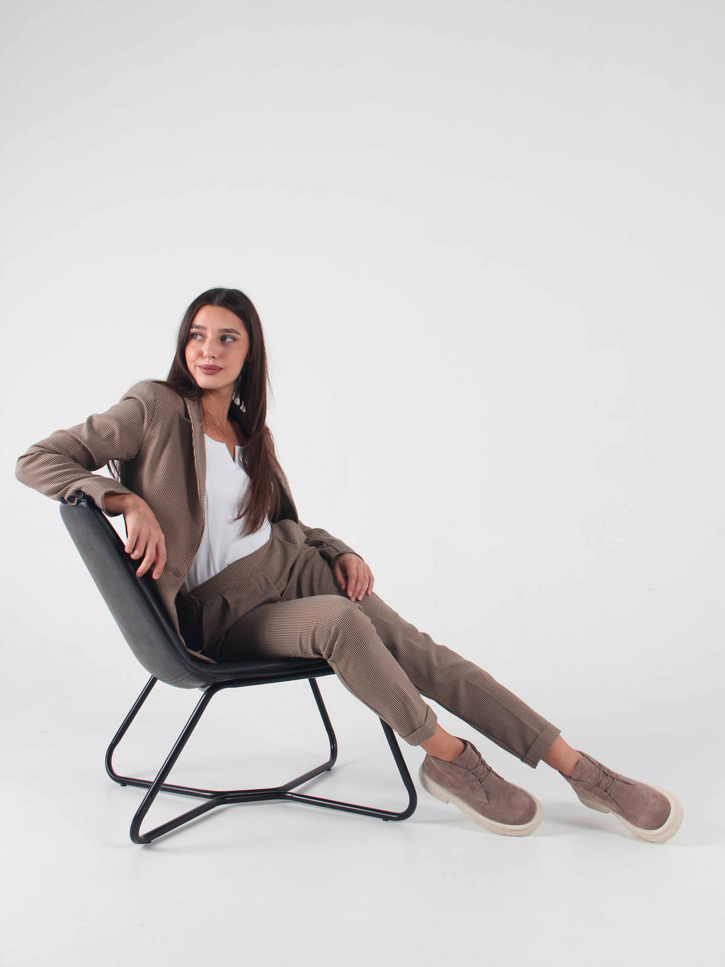 Ботинки EDART 308.агата w. капучино замш/байка - Ed'art фото 5