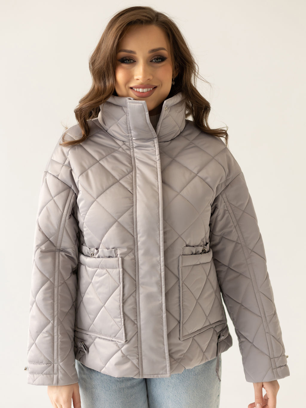 Куртка женская демисезонная 24835 (графит) - Kankan фото 10