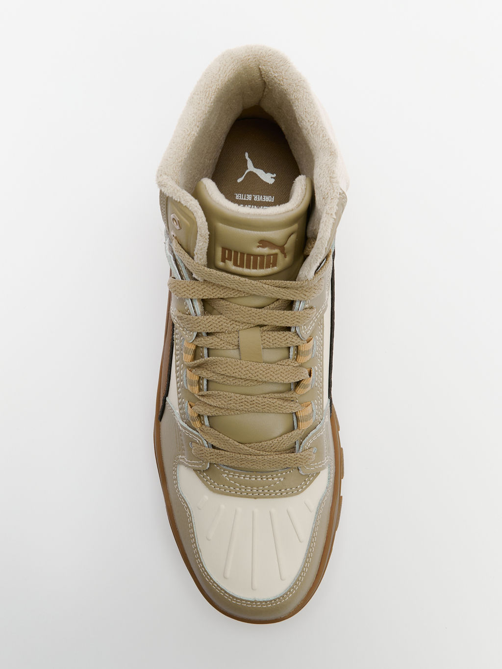 Высокие кеды PUMA Rebound Abrupt WTR Артикул 4153326, серо-бежевый