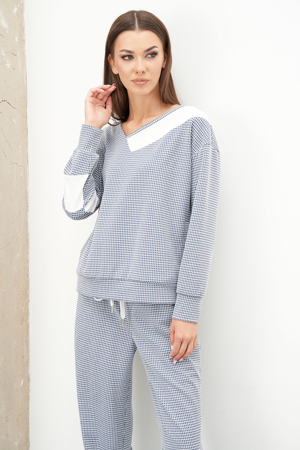 Спортивный костюм 4601 голубой - Fantazia mod фото 4