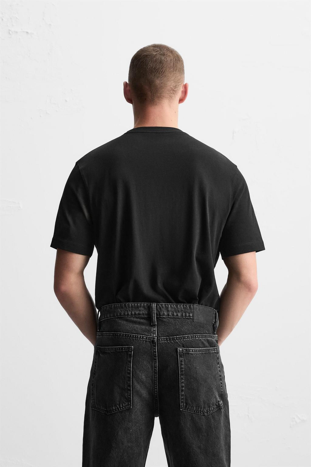 BASIC MEDIUM WEIGHT T-SHIRT - Zara фото 12