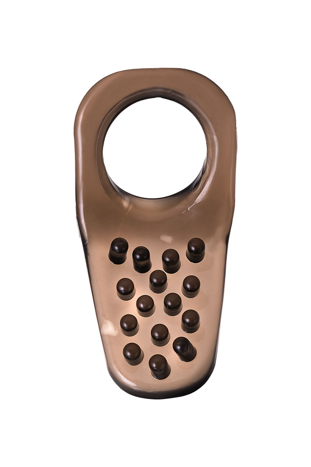 Эрекционное кольцо на пенис TOYFA XLover, Термопластичный эластомер (TPE), черный, 4 см  фото 3