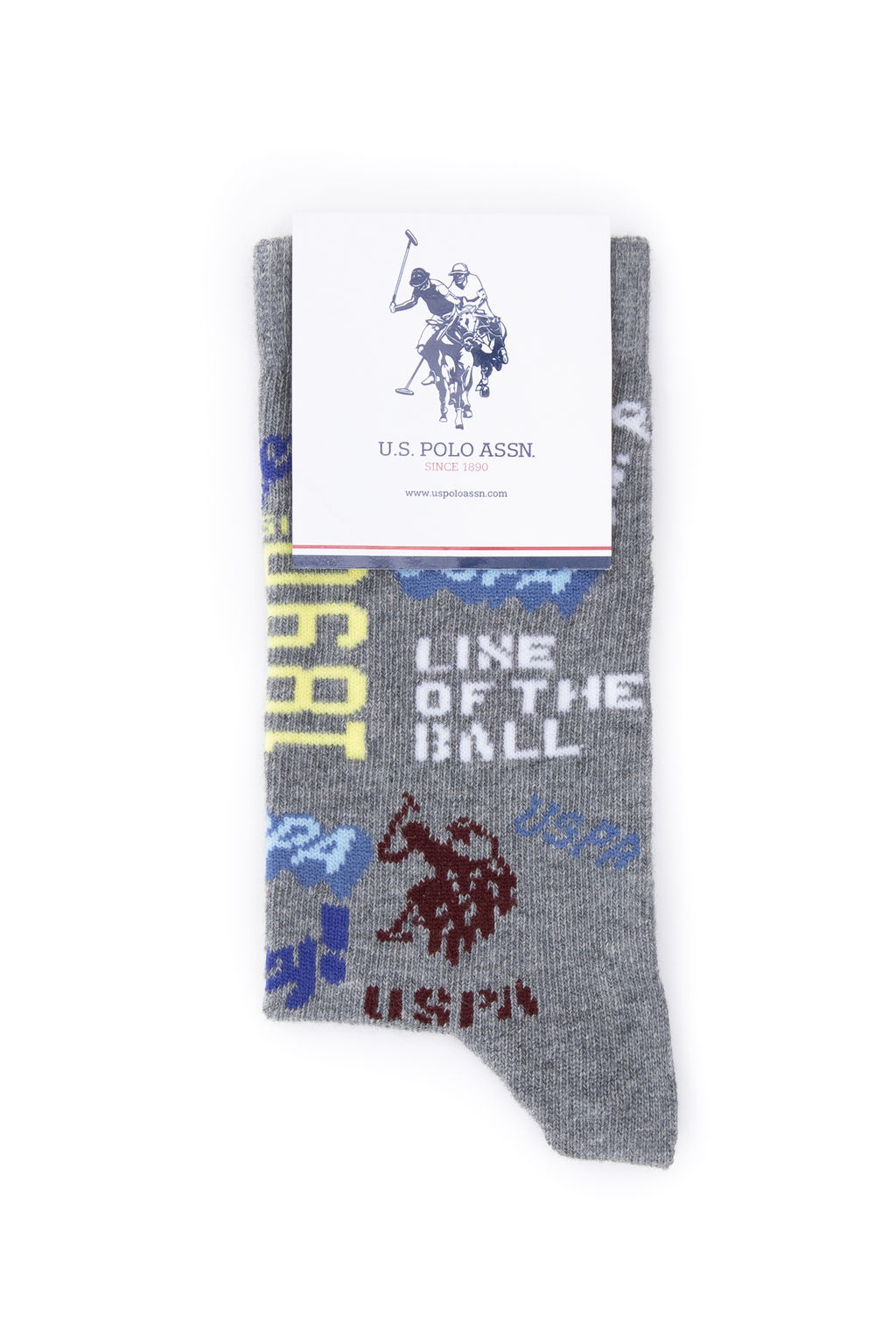 Носки серого меланжа для мальчика Неожиданная скидка в корзине - U.s. polo assn фото 8