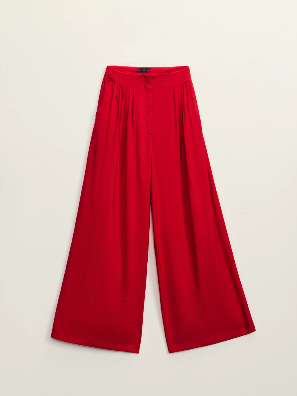 Брюки палаццо с защипами из вискозы / Zarina  фото 7