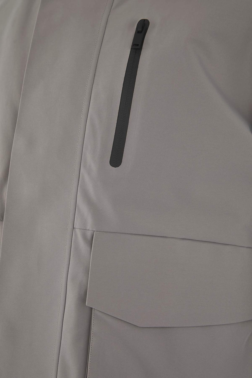 Gri Fitted K?sl?k Kal?n Parka Erkek Mont TMNAW26MO00007 - Trendyolmilla фото 6