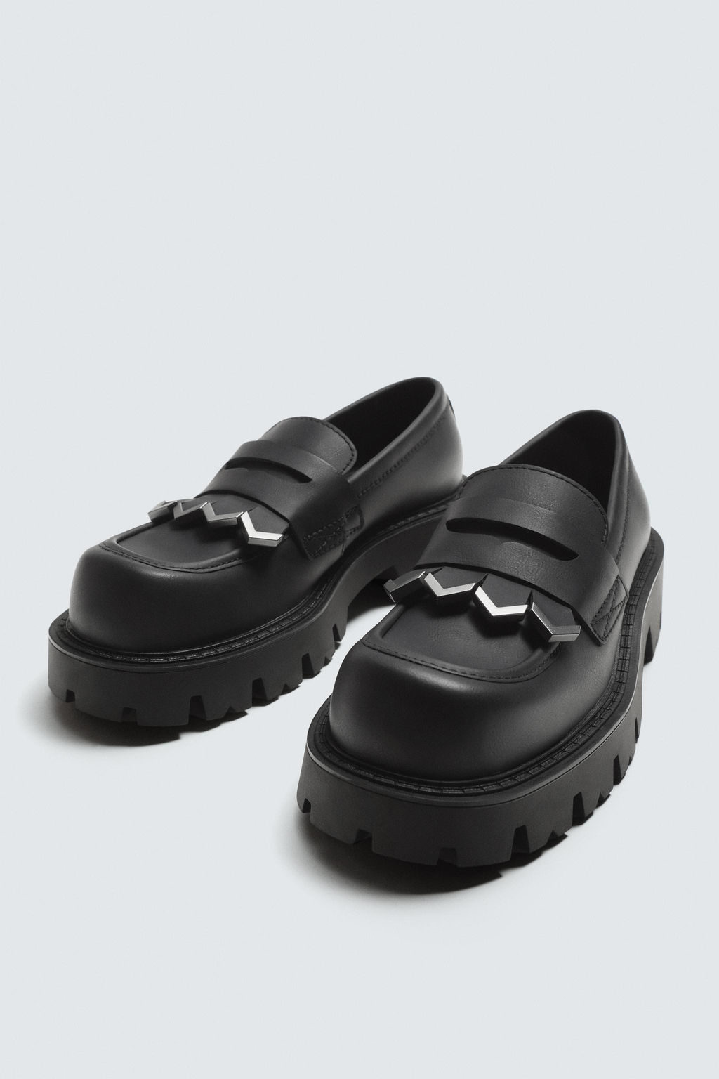 CHUNKY LOAFERS WITH FRINGE - Zara фото 21