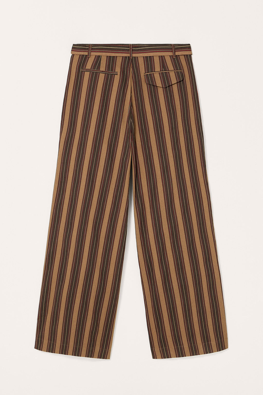 LIMITED EDITION STRIPED TROUSERS WITH BELT - Zara фото 7
