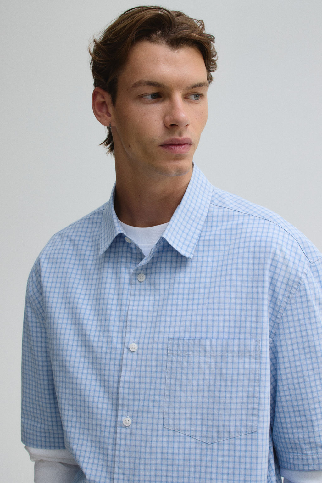 Camisa de manga corta Relaxed Fit - H&m фото 8