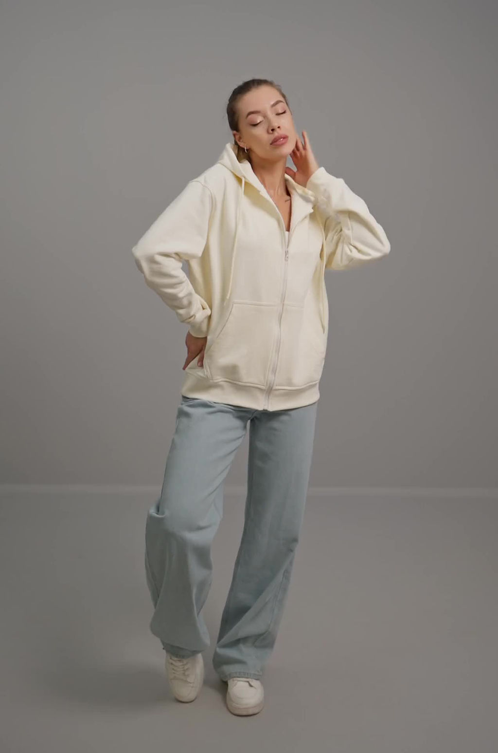 Женская толстовка из футера Happyfox