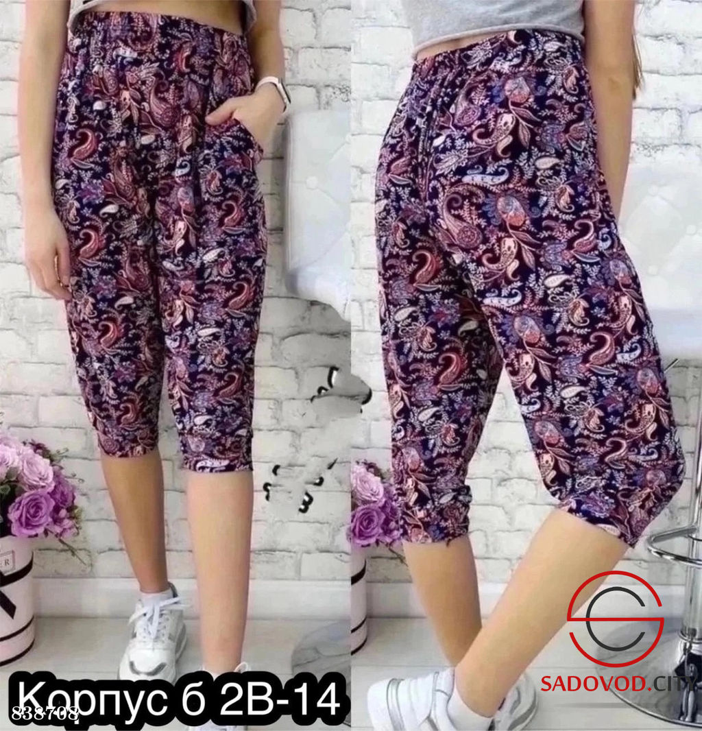 Капри женские с принтом - Bruno фото 3