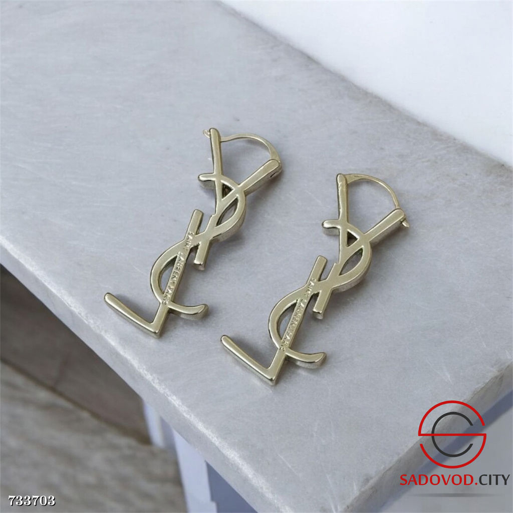 Серьги мед сплав женские