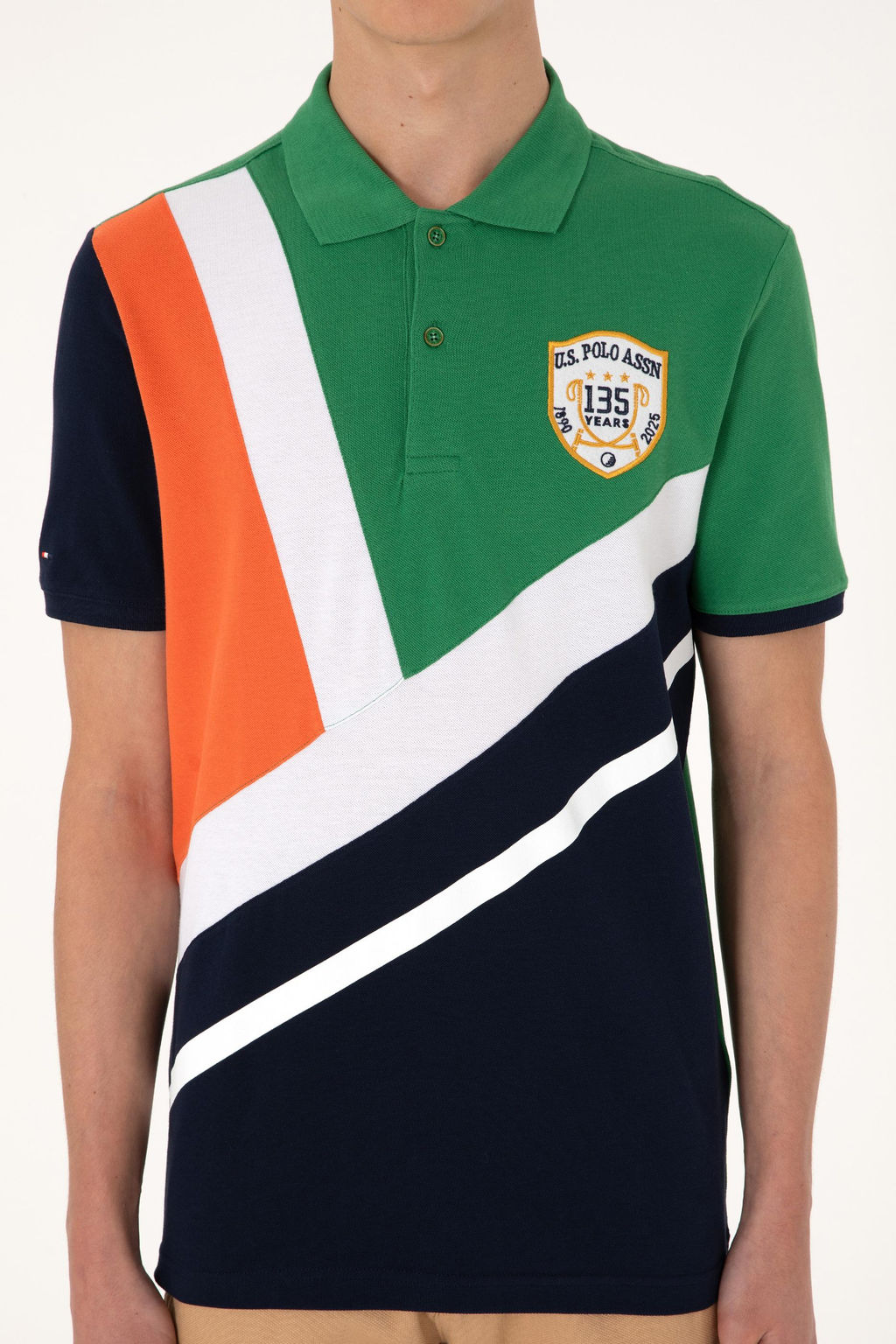 Erkek Regular Fit Polo Yaka Ye_il Ti__rt Sepette S_rpriz _ndirim - U.s. polo assn фото 6