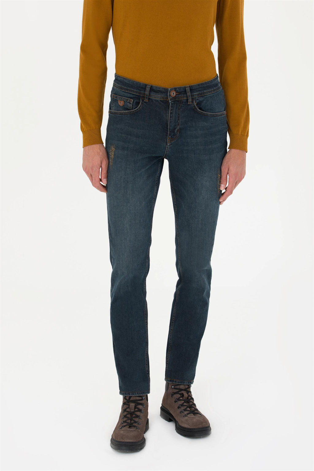 Мужские темно-синие джинсовые брюки Неожиданная скидка в корзине - U.s. polo assn фото 2