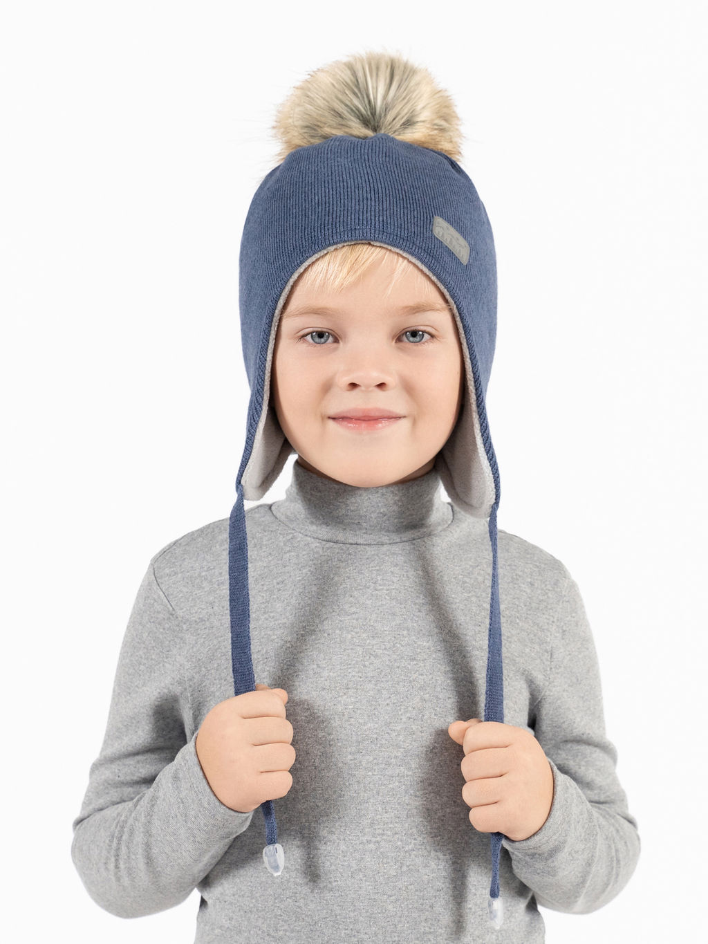 Шапка детская джинс Ш-088 (48)