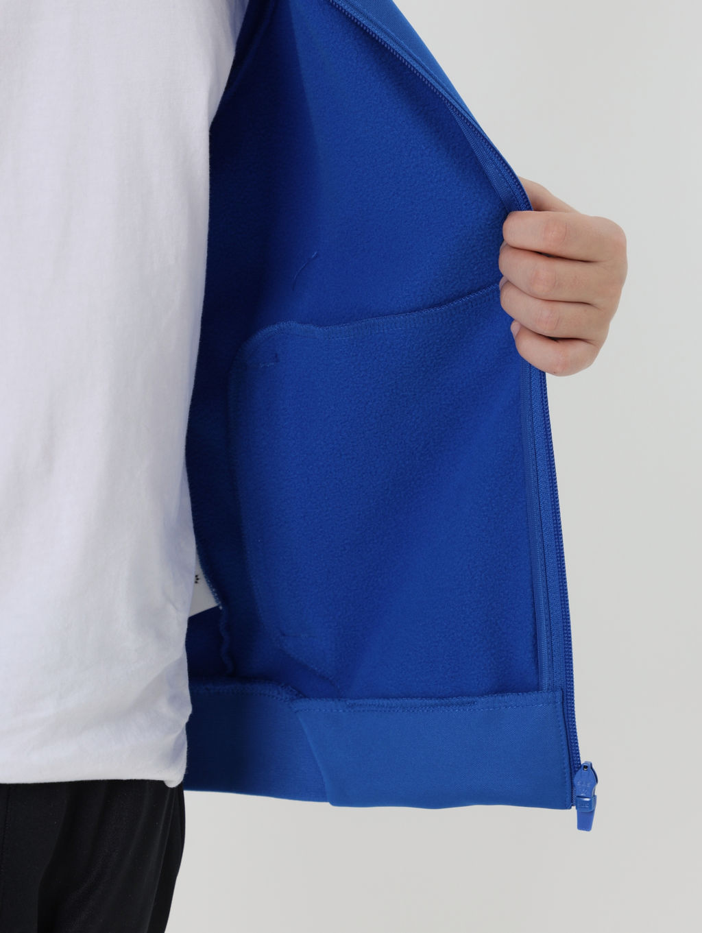 Детская олимпийка KELME Childrens Knitted Jacket (fleece) Blue