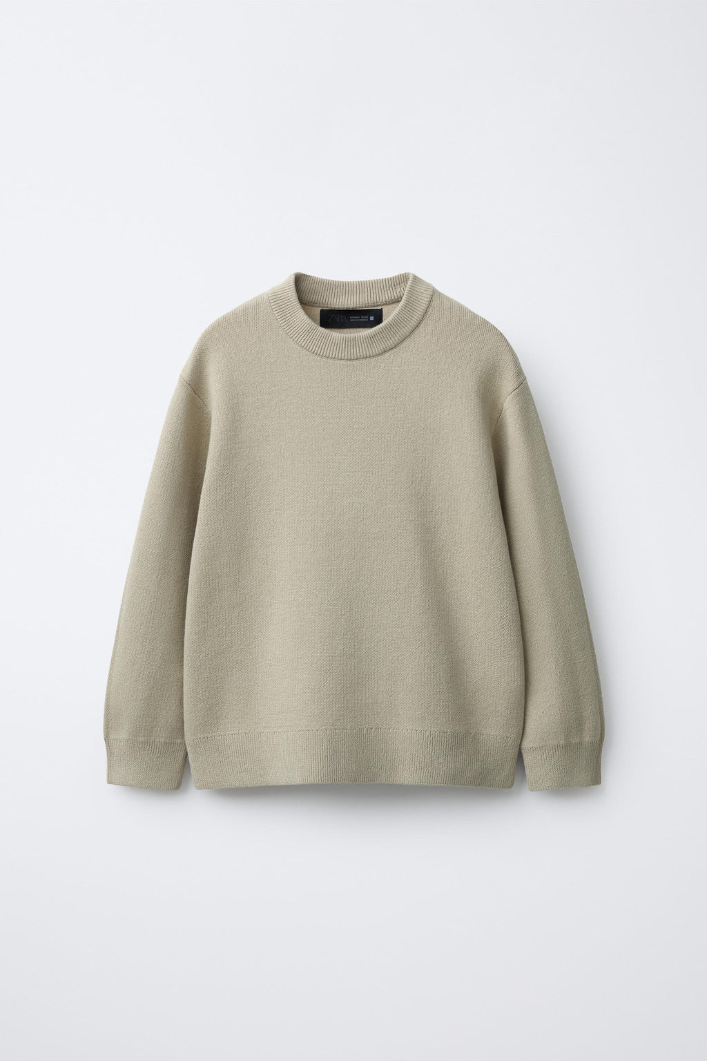 JERSEY PUNTO LISO / Khaki claro - Zara фото 5