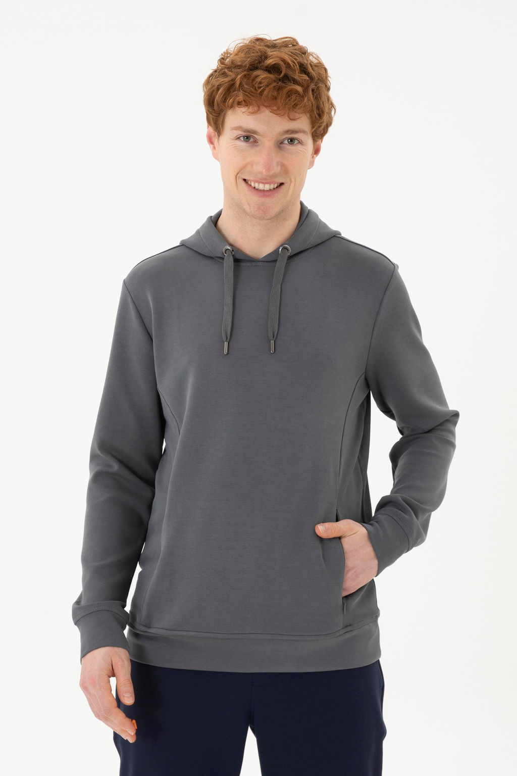 Мужской свитшот антрацитового цвета - U.s. polo assn фото 8
