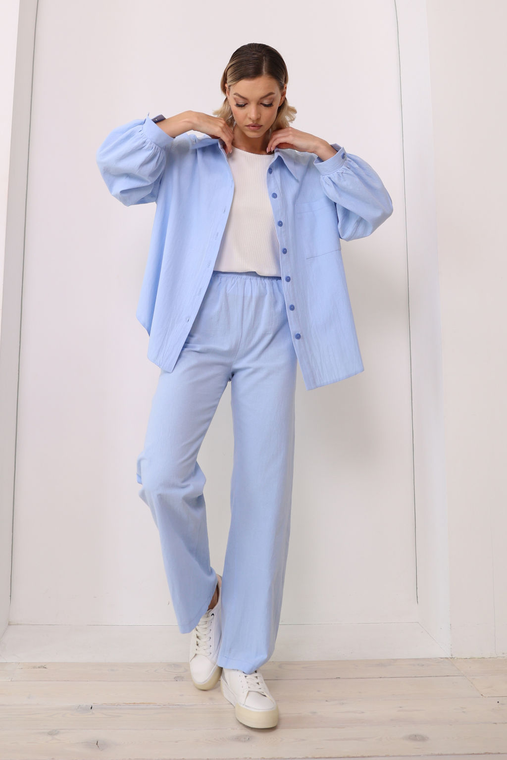 Рубашка свободного кроя