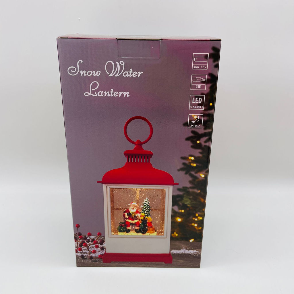 Новогодний декор стекло - Фонарь-окно красный 23 см (арт. WDL-23018A/B) в ассортименте - Ип лебедев о.ю фото 6